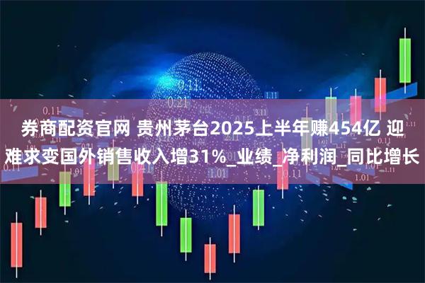 券商配资官网 贵州茅台2025上半年赚454亿 迎难求变国外销售收入增31%_业绩_净利润_同比增长